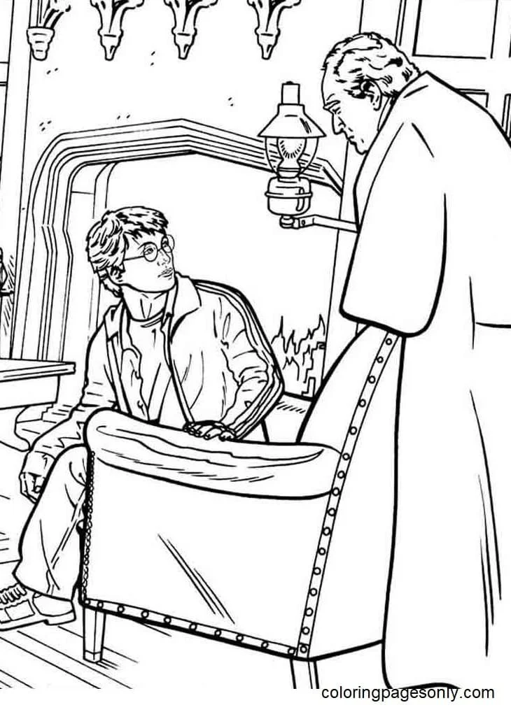 Desenhos de Harry Potter Para Colorir 96
