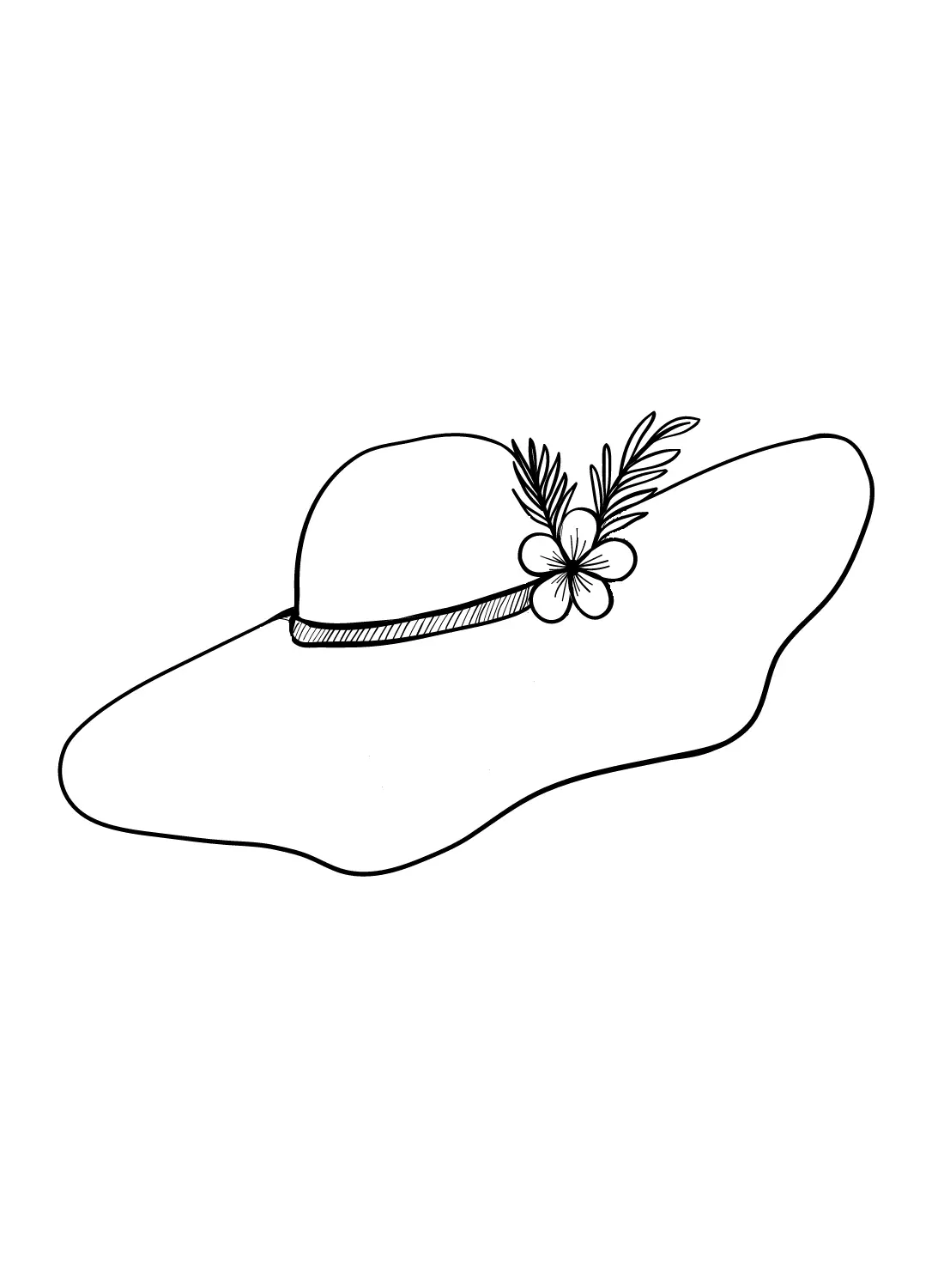Hat Coloring Pages 37