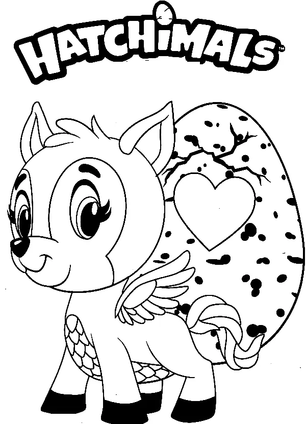 Hatchimals Coloring Pages 1