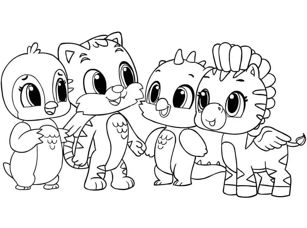 Hatchimals Coloring Pages 2