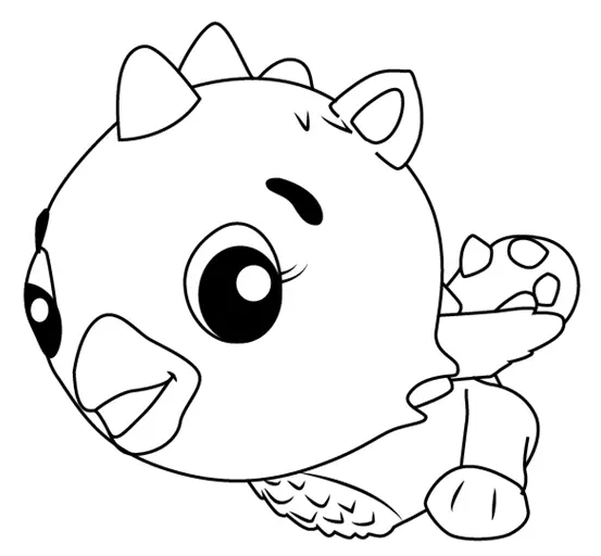 Hatchimals Coloring Pages 34