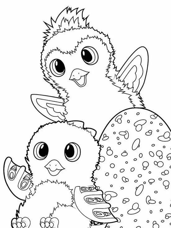 Hatchimals Coloring Pages 40