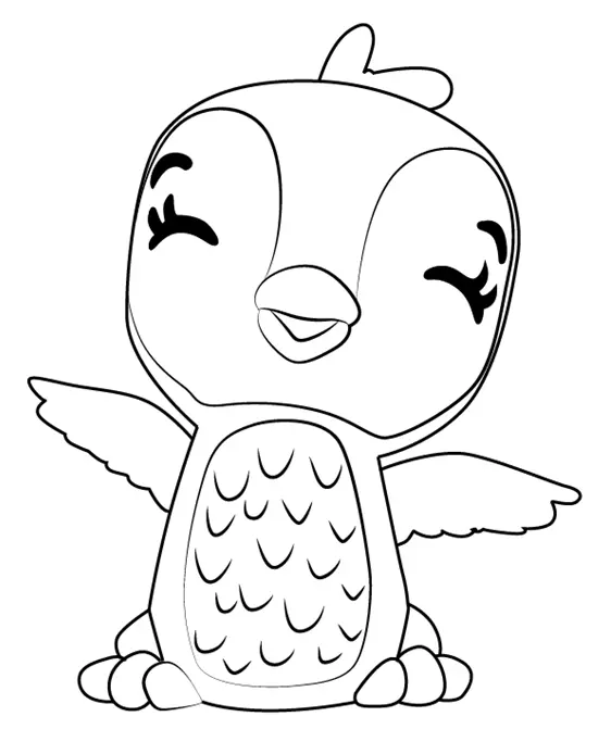Hatchimals Coloring Pages 9