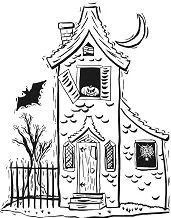 Haunted House Ausmalbilder 13