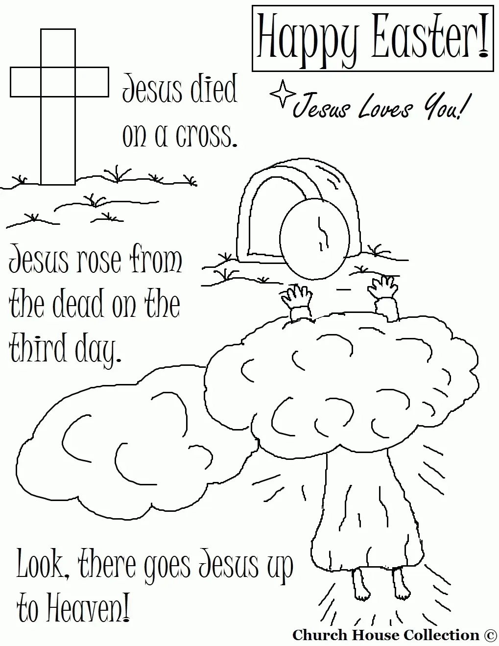 He Is Risen Coloring Pages 33