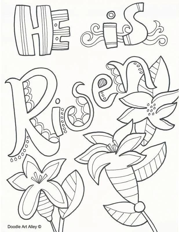 He Is Risen Coloring Pages 9