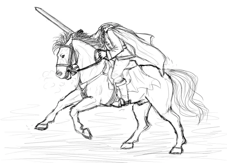 Headless Horseman Coloring Pages 13