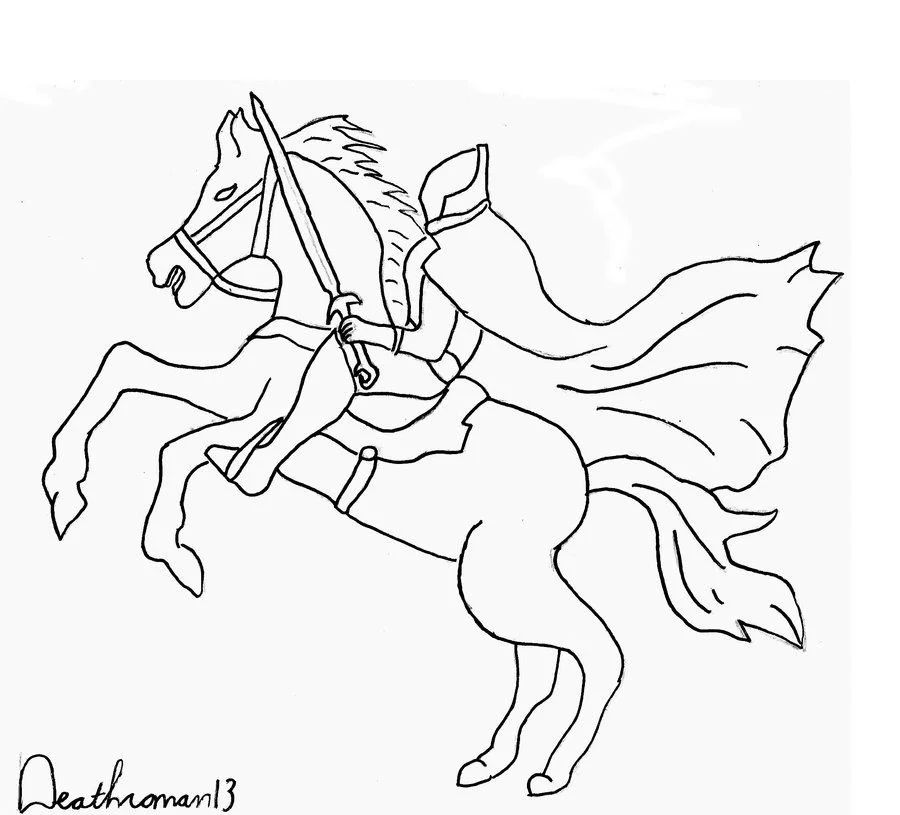 Headless Horseman Coloring Pages 3