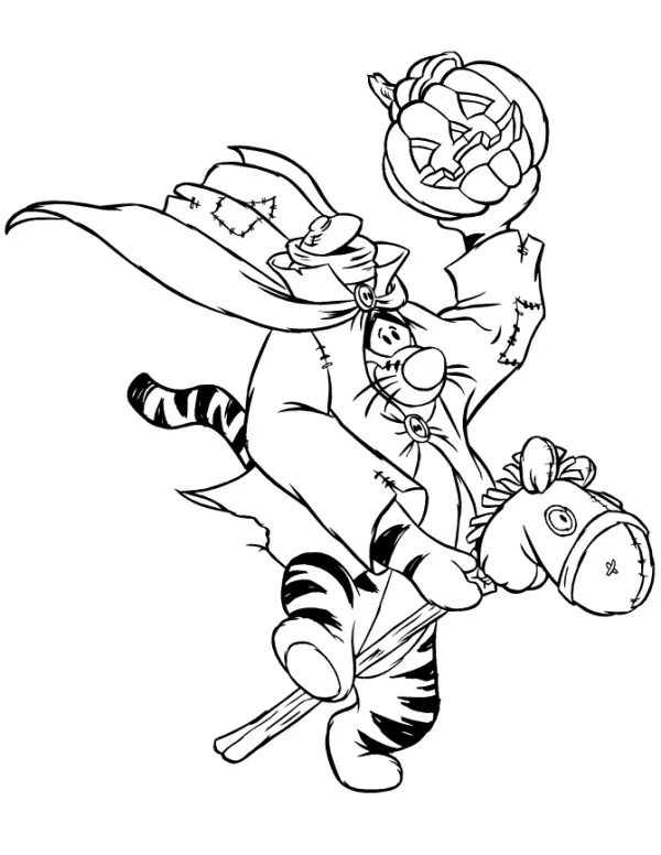 Headless Horseman Coloring Pages 7