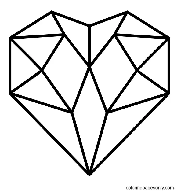 Heart Coloring Pages 11