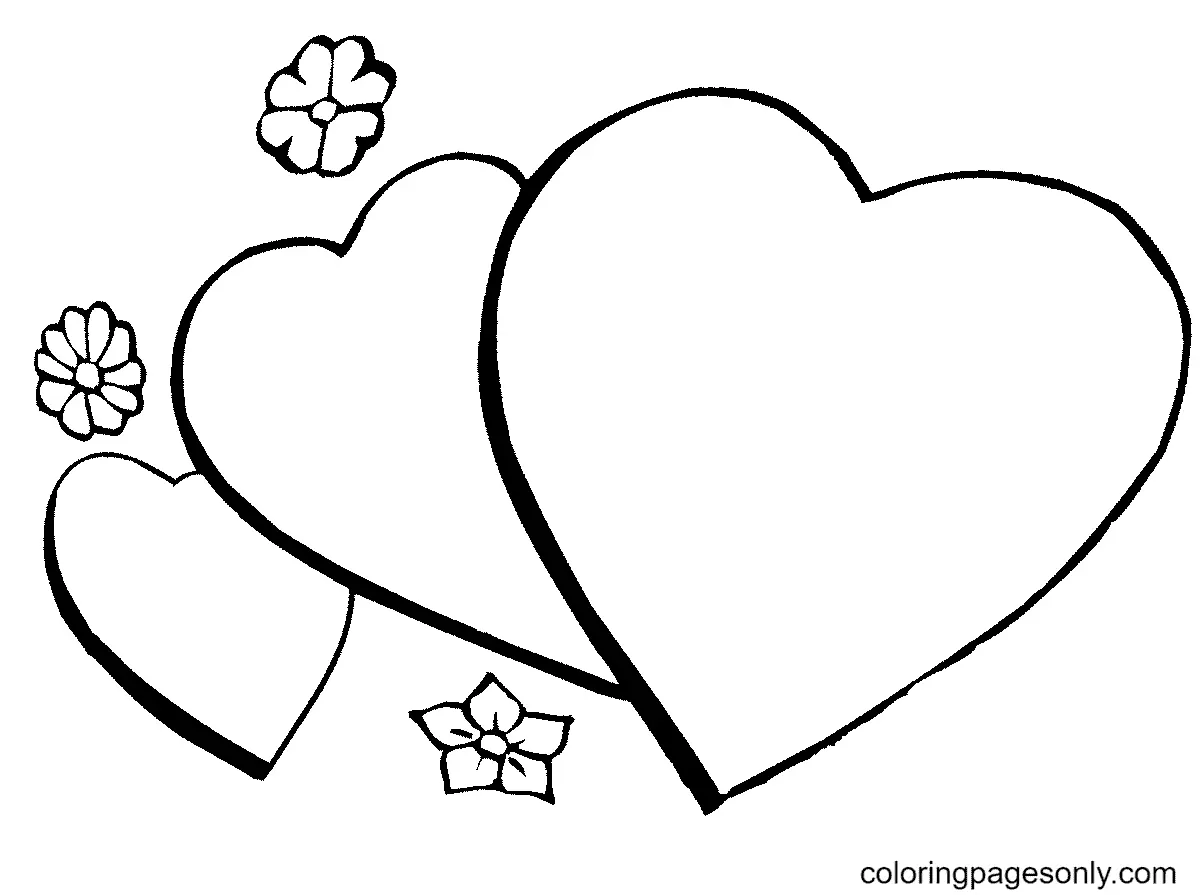 Heart Coloring Pages 18