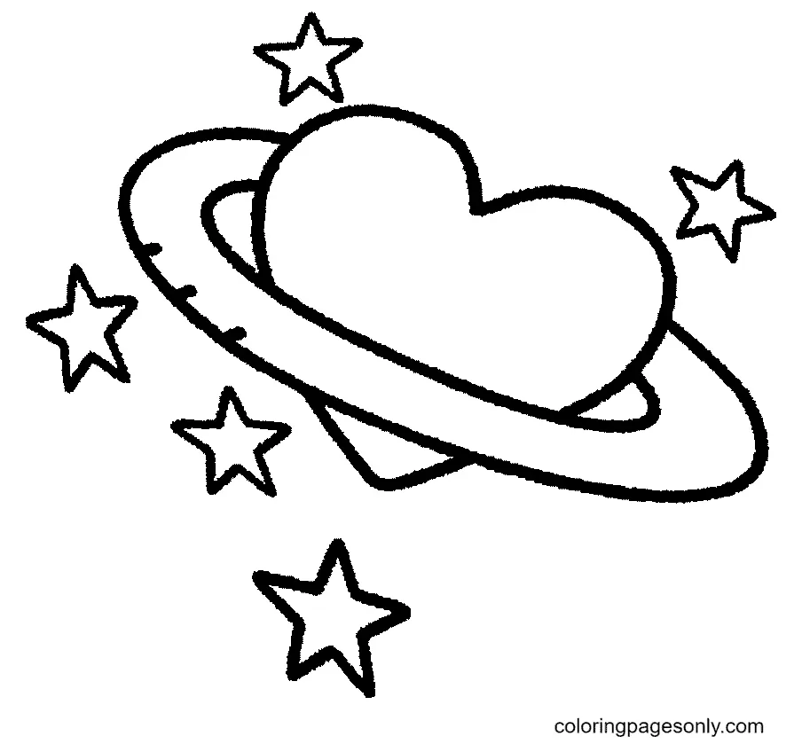 Heart Coloring Pages 2
