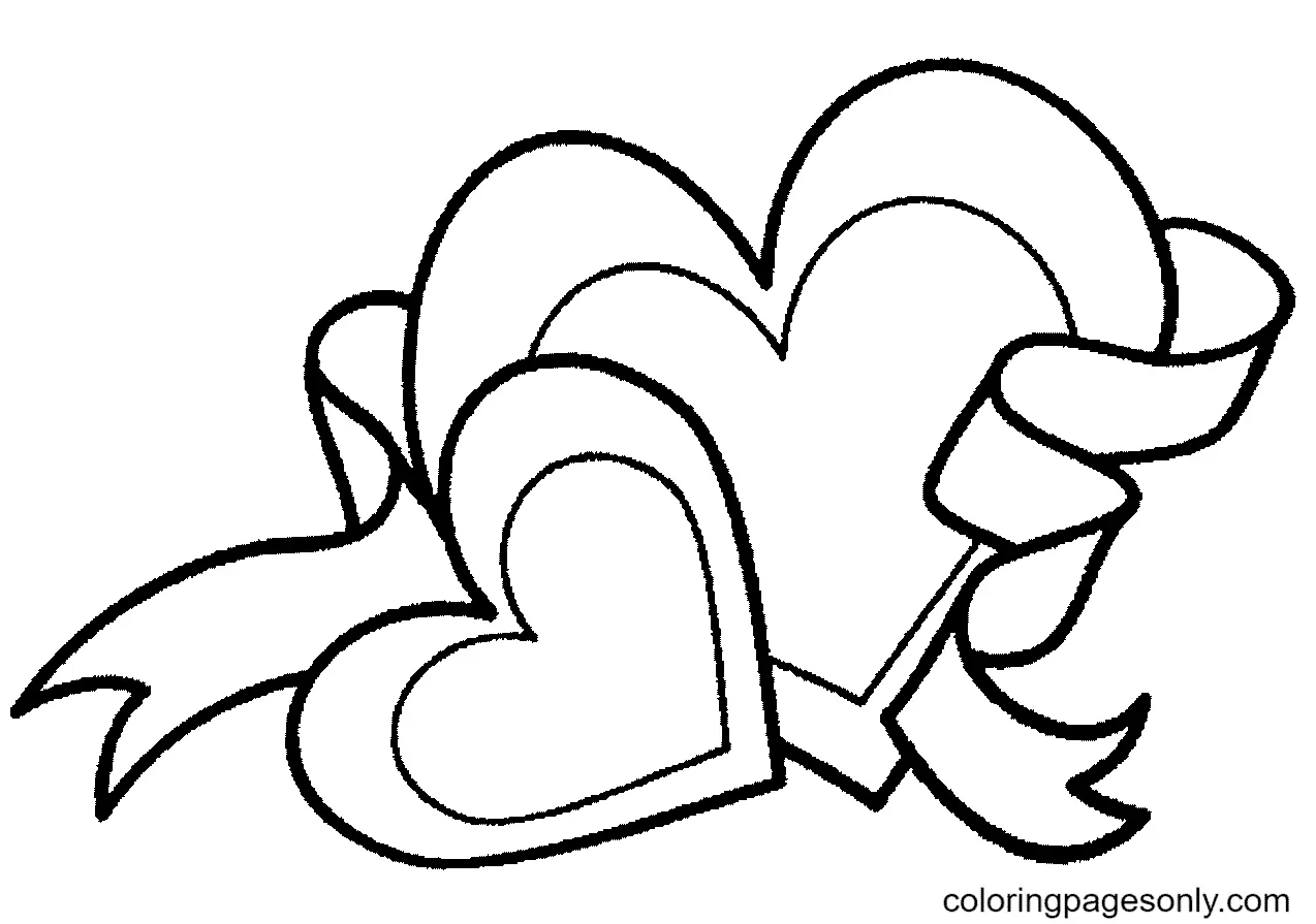 Heart Coloring Pages 21