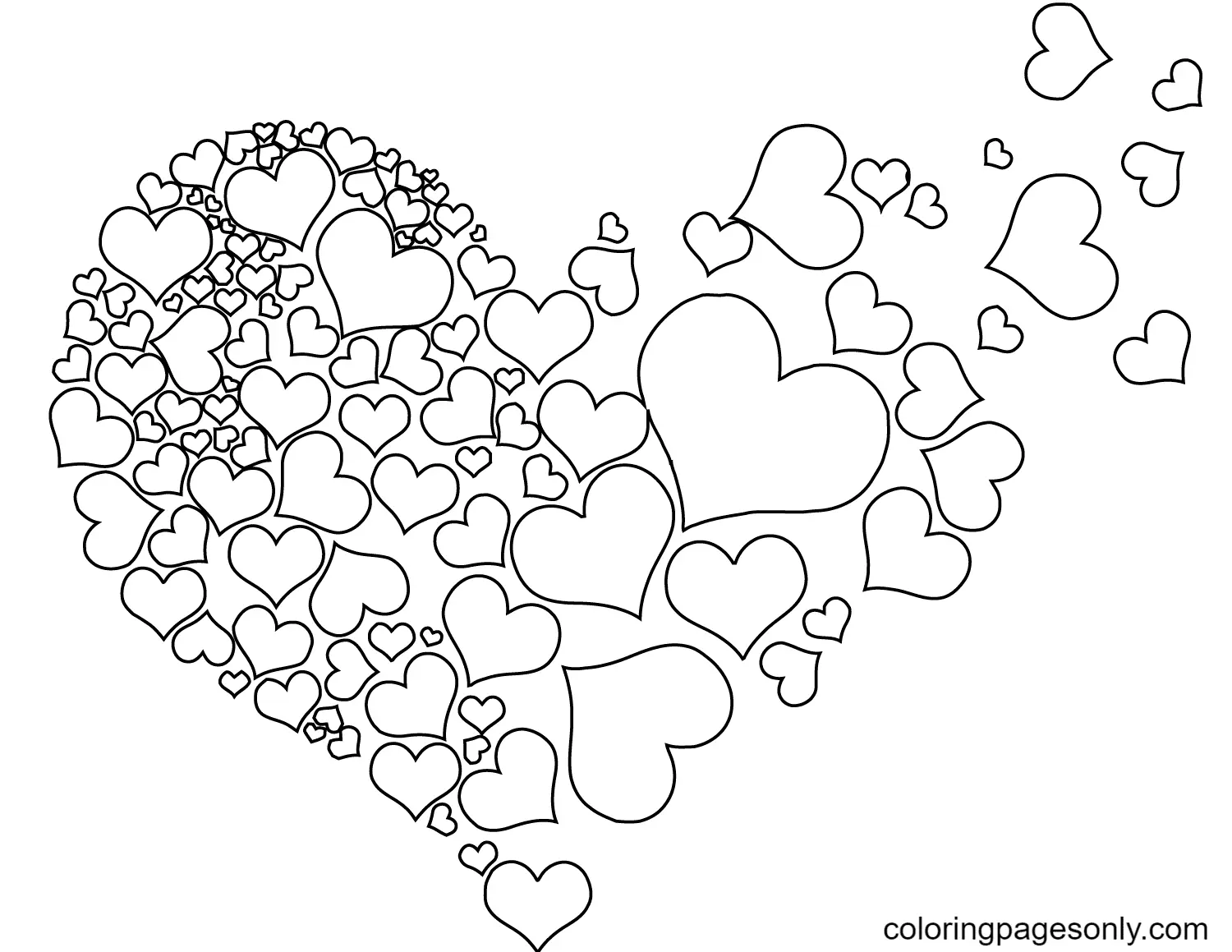 Heart Coloring Pages 31