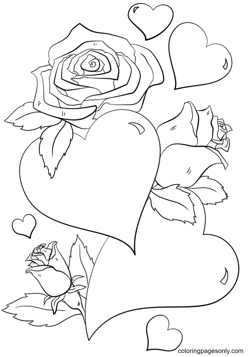 Heart Coloring Pages 50
