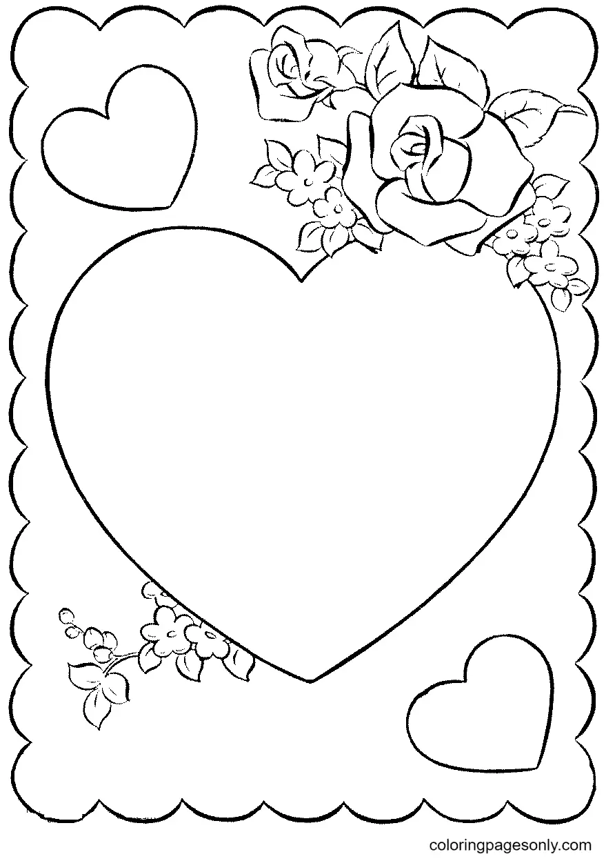 Heart Coloring Pages 59
