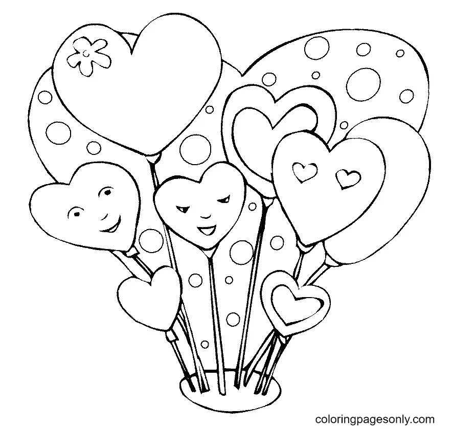 Heart Coloring Pages 60