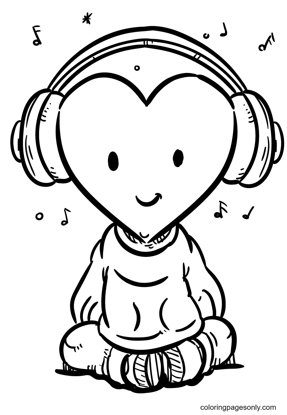 Heart Coloring Pages 76