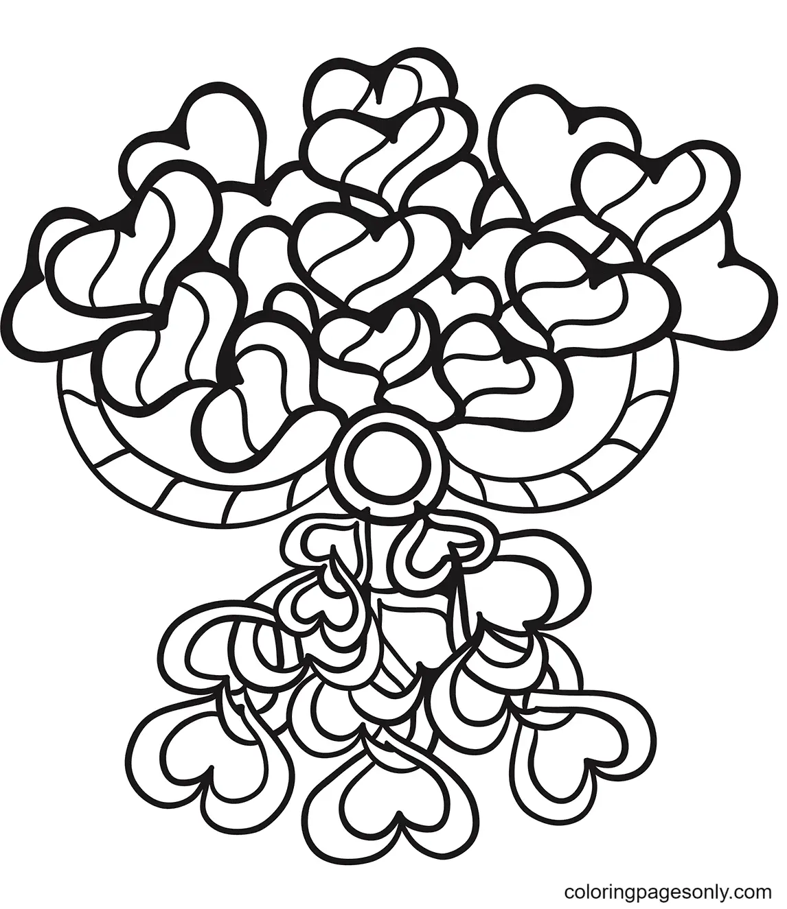 Heart Coloring Pages 85