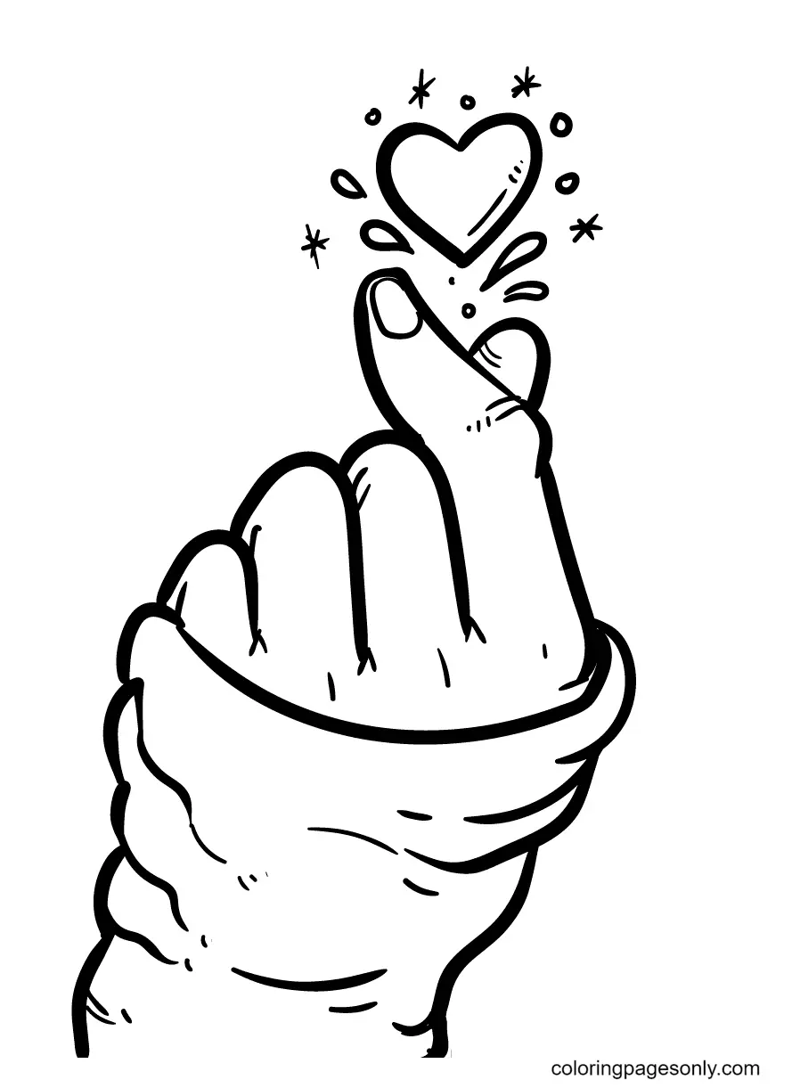 Heart Coloring Pages 9