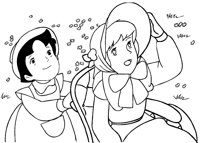 Heidi Coloring Pages 15