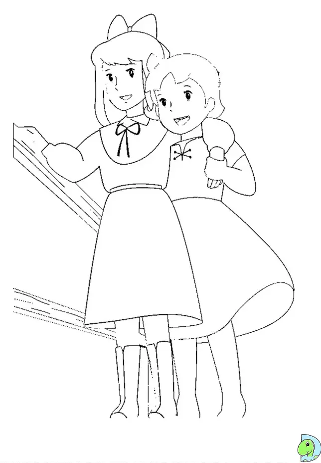 Heidi Coloring Pages 6
