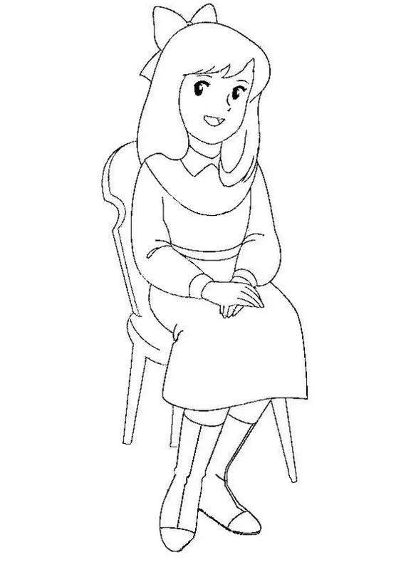 Heidi Coloring Pages 7
