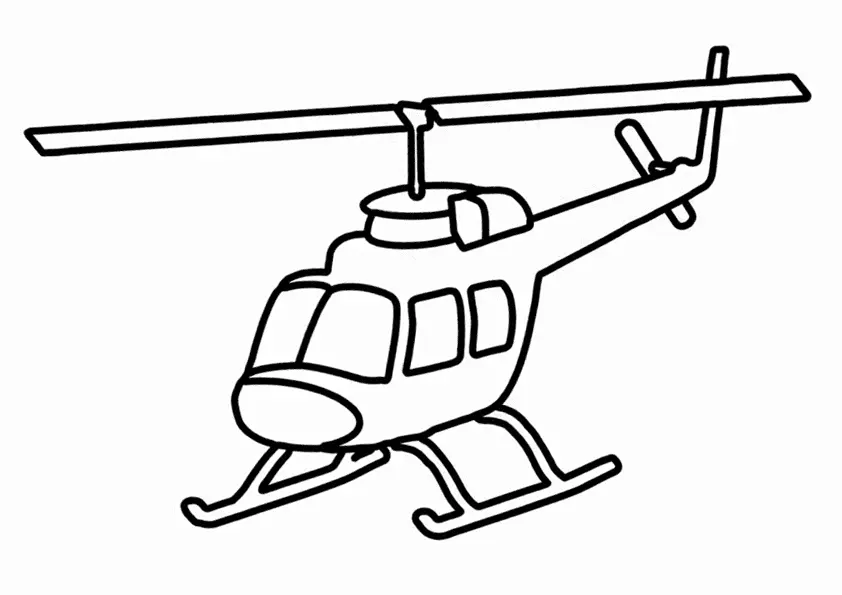 Desenhos de Helicoptero Para Colorir 11