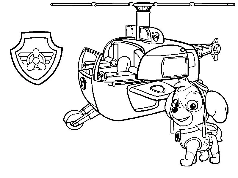 Desenhos de Helicoptero Para Colorir 12