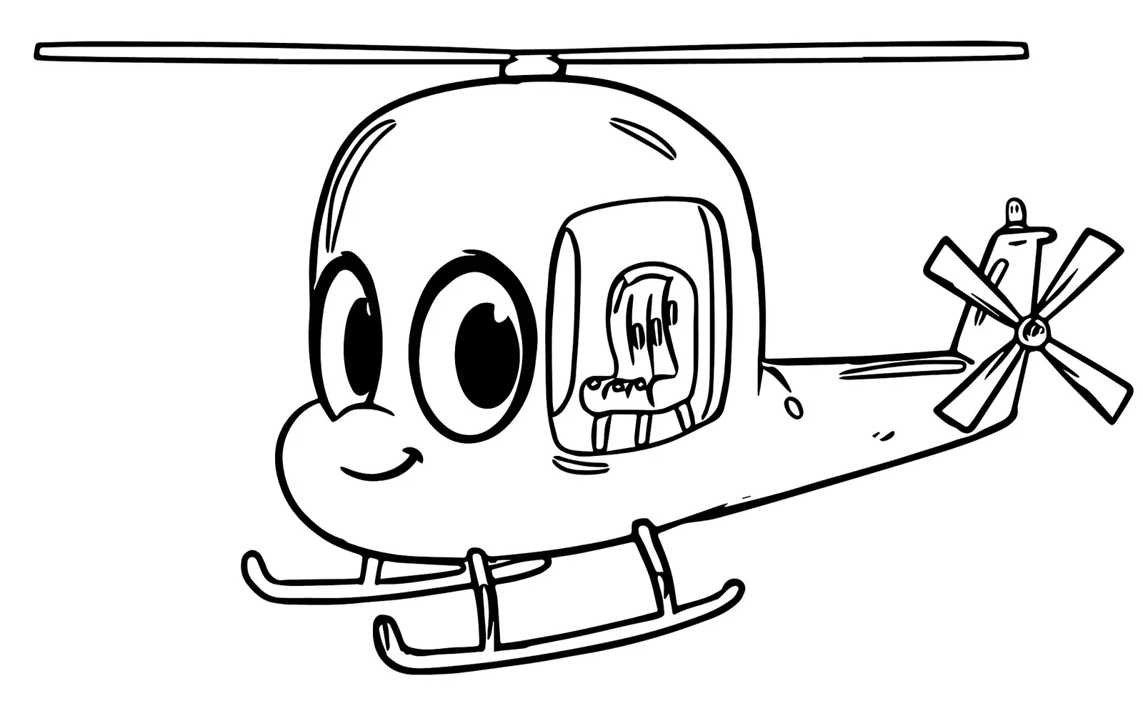 Desenhos de Helicoptero Para Colorir 16