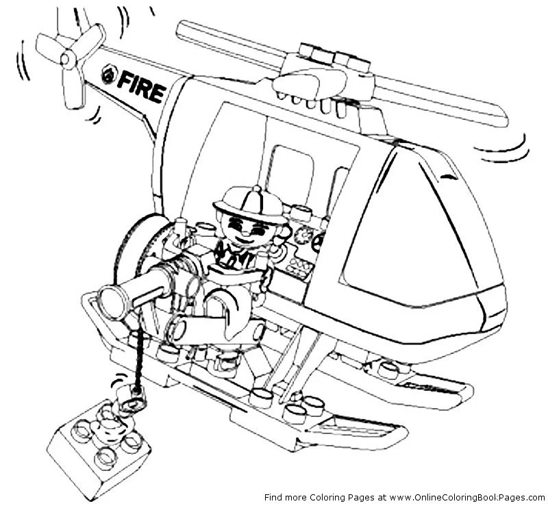 Desenhos de Helicoptero Para Colorir 23