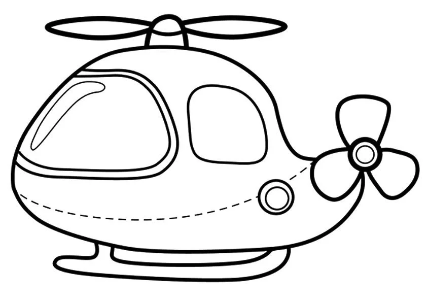 Desenhos de Helicoptero Para Colorir 29