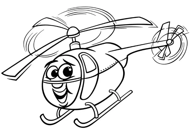 Desenhos de Helicoptero Para Colorir 36