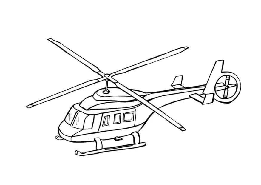 Desenhos de Helicoptero Para Colorir 37