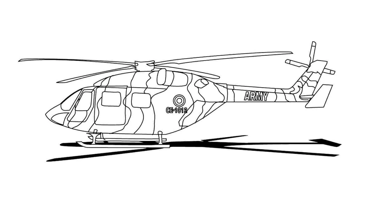 Desenhos de Helicoptero Para Colorir 42
