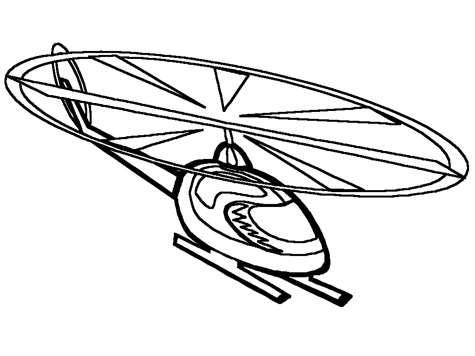 Desenhos de Helicoptero Para Colorir 43