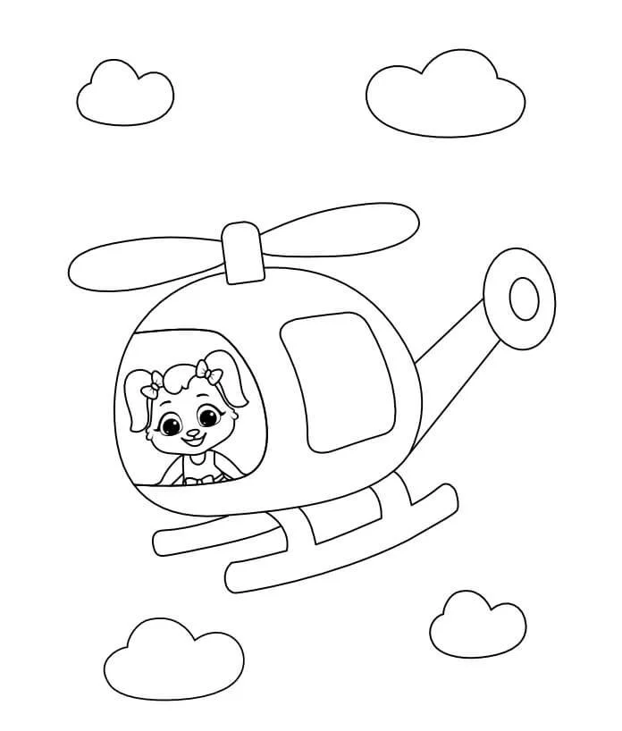 Desenhos de Helicoptero Para Colorir 44