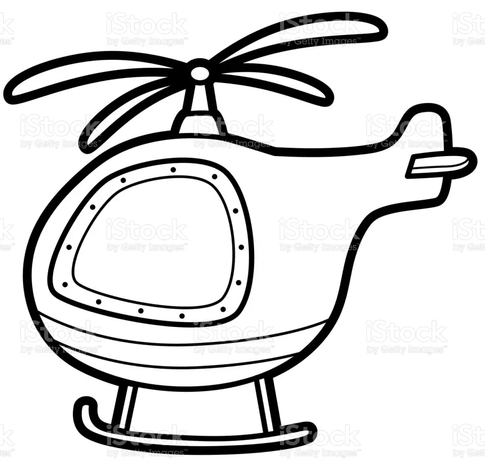 Desenhos de Helicoptero Para Colorir 45