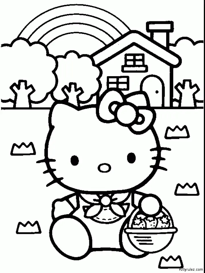 Hello Kitty and Friends Coloring Pages 12