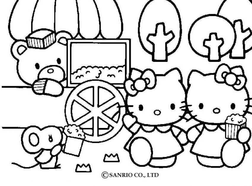 Hello Kitty and Friends Coloring Pages 13