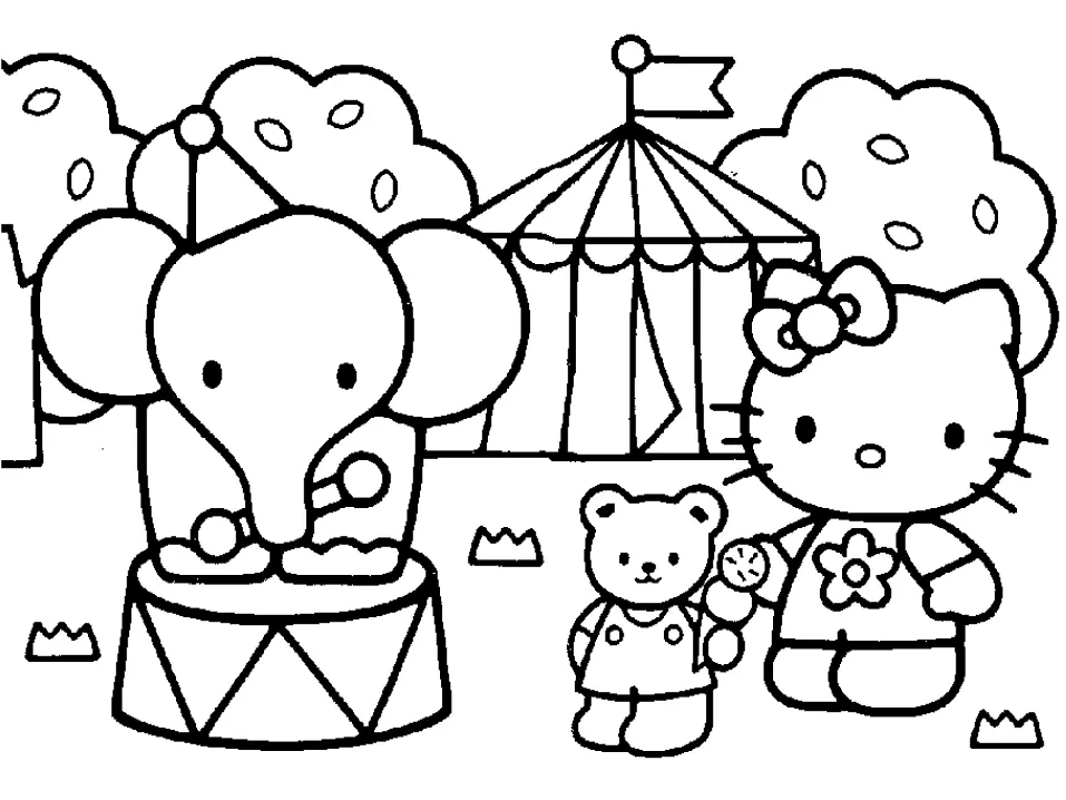 Hello Kitty and Friends Coloring Pages 15