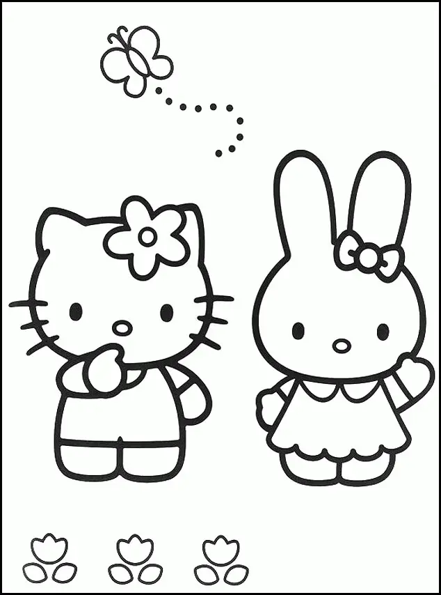 Hello Kitty and Friends Coloring Pages 23