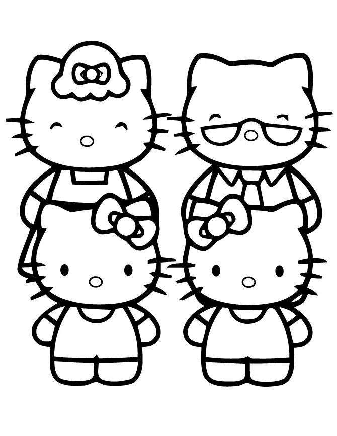 Hello Kitty and Friends Coloring Pages 25