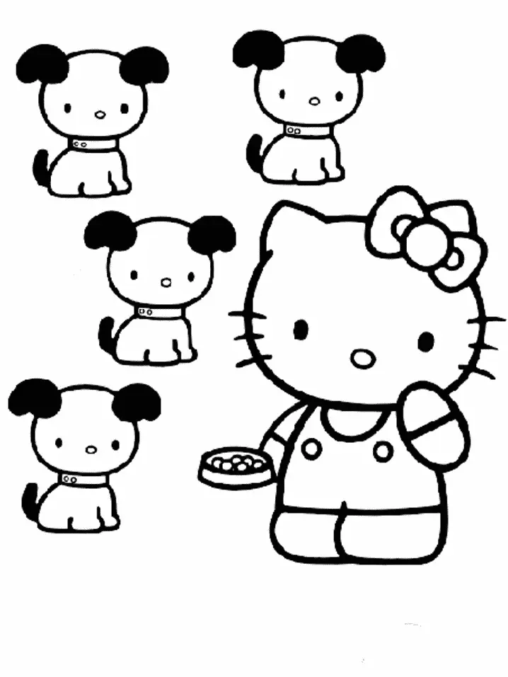 Hello Kitty and Friends Coloring Pages 26
