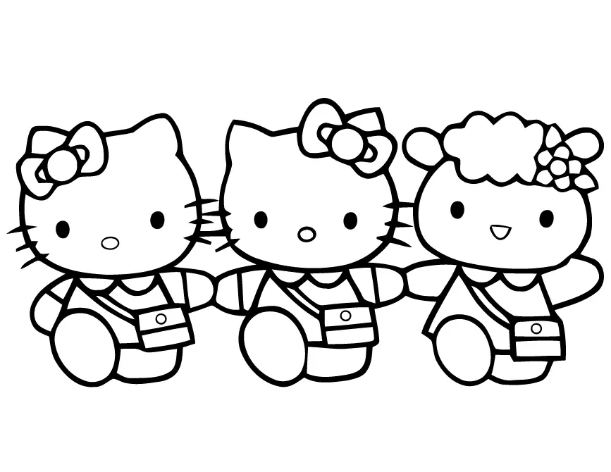Hello Kitty and Friends Coloring Pages 29