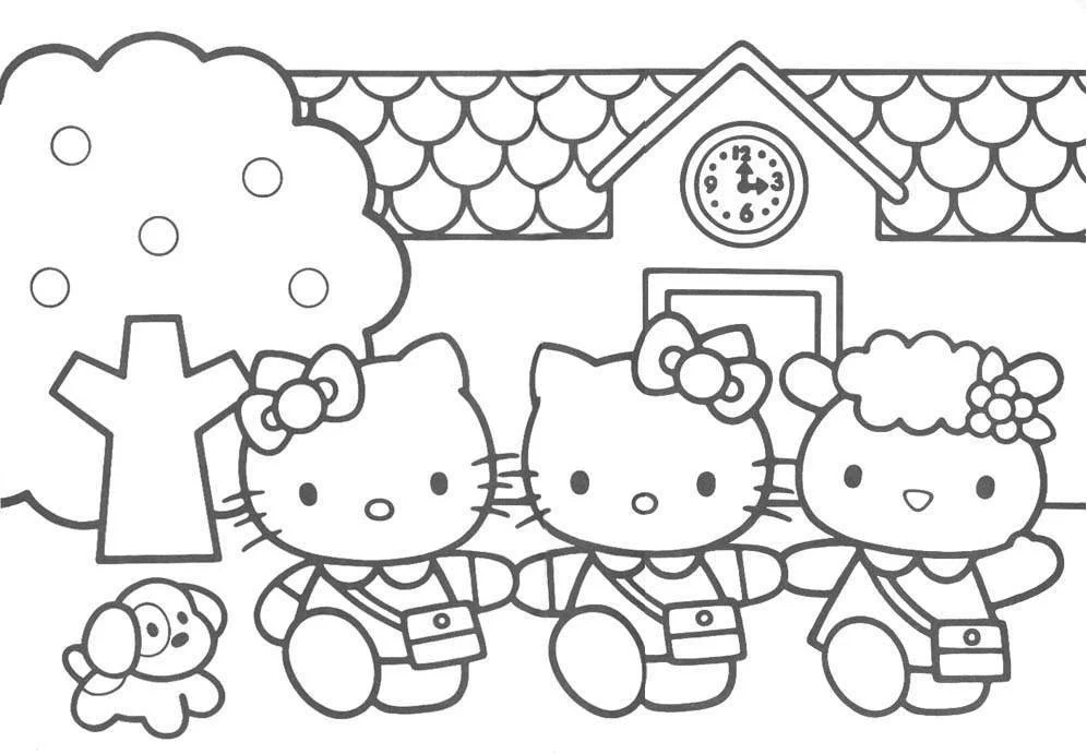 Hello Kitty Ausmalbilder 10