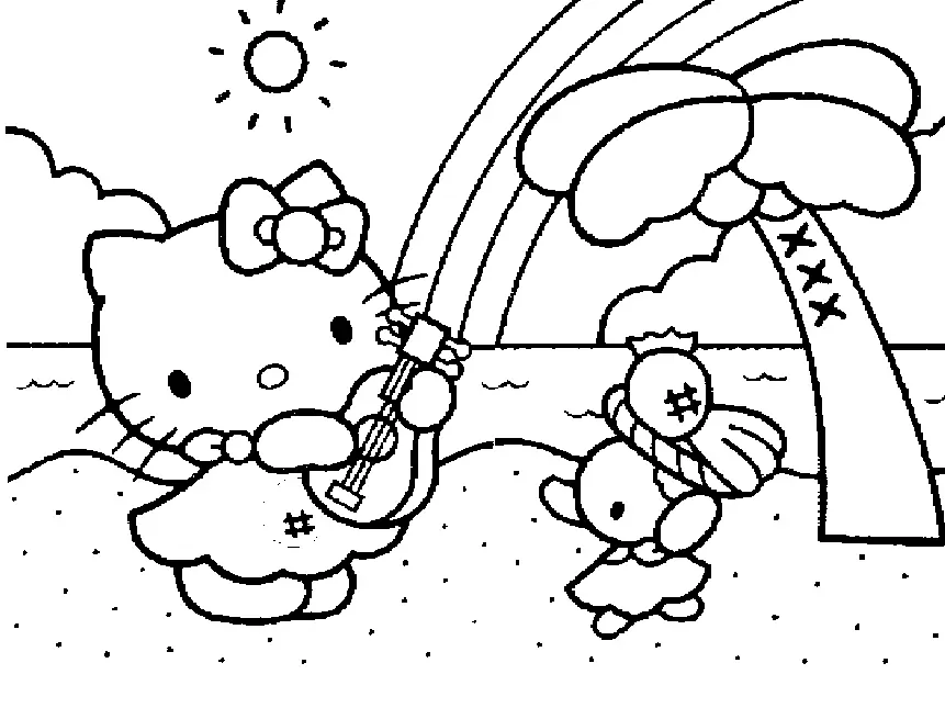 Hello Kitty Ausmalbilder 11