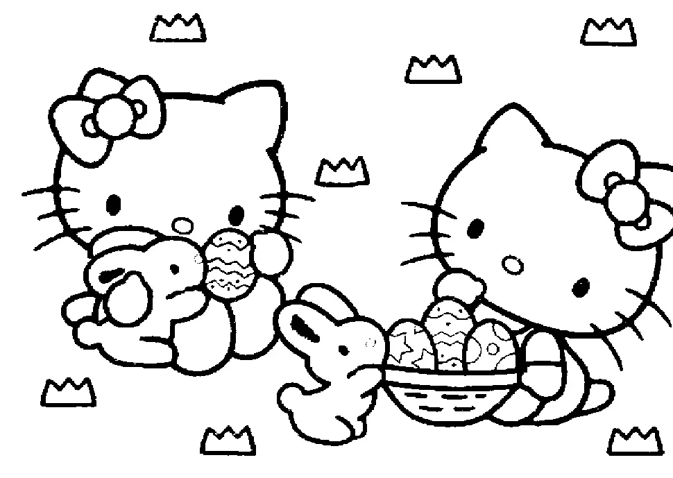 Hello Kitty Ausmalbilder 16