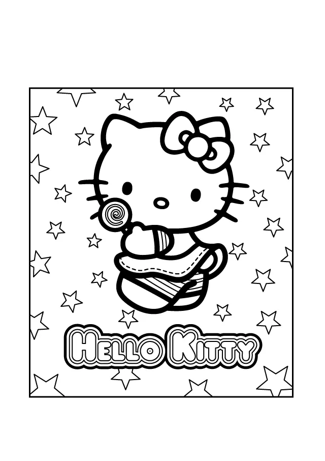 Hello Kitty Ausmalbilder 19