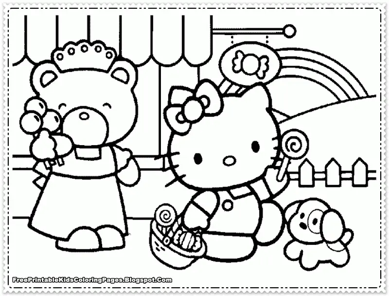 Hello Kitty Ausmalbilder 26